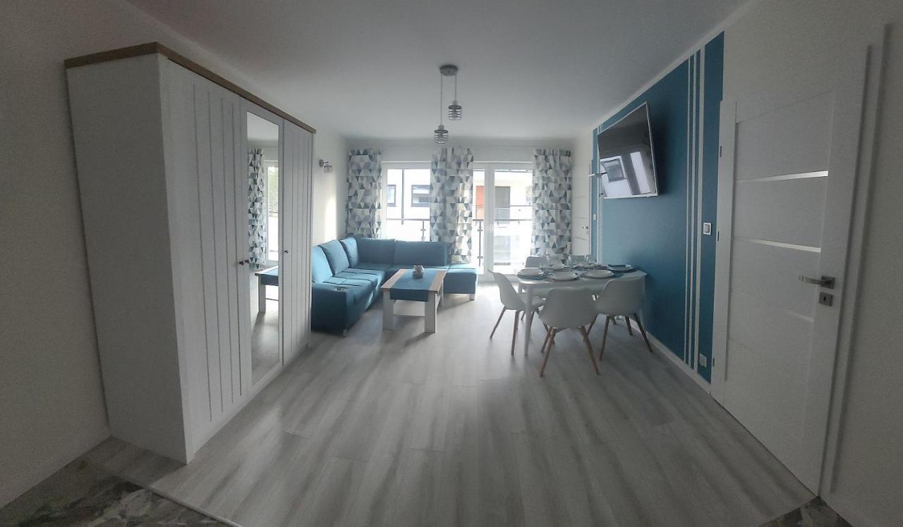 Pobierowo Baltic Apartament Turkusowy Εξωτερικό φωτογραφία